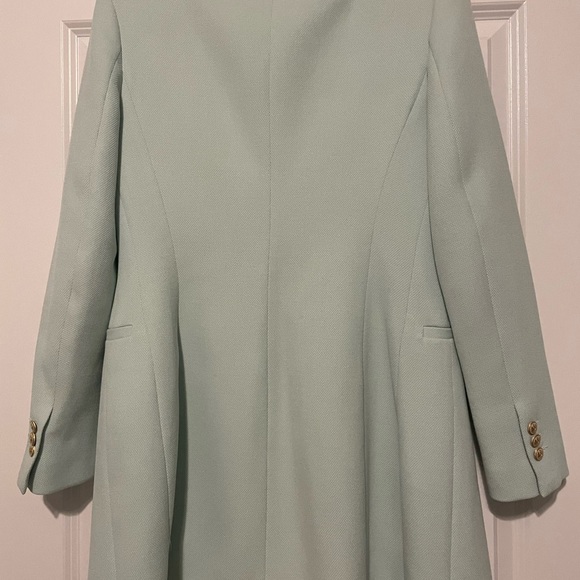 Mint Green Zara Double Breasted Blazer - Picture 6 of 7